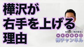 樺沢が右手を上げる理由【精神科医・樺沢紫苑】