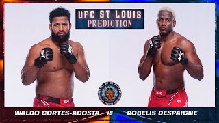 Waldo Cortes-Acosta vs Robelis Despaigne Prediction | #UFCStLouis | Bloody Water Podcast