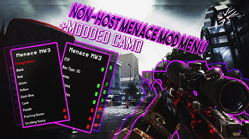 MW3 Pre-Game and Non-Host menace Mod menu + modded camo DOWNLOAD