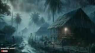 OVERCOME ANXIETY FOR A TREASURE SLEEP IN THE AMBIANCE OF HEAVY RAIN AND LIGHTNING,Relaksasi,Meditasi