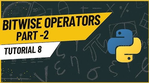 Bitwise Operators in Python (Part 2) | NOT, Left Shift & Right Shift Explained with Examples