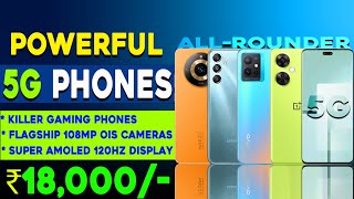 Top 5 Powerful 5G Smartphone Under 18000 in 2023 | 108MP OIS Camera | Best gaming phone under 18000