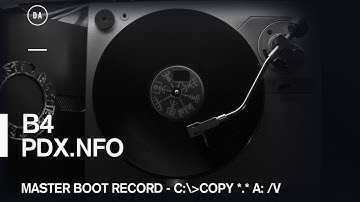 Master Boot Record - PDX.NFO