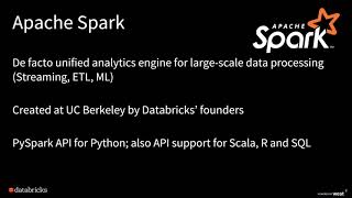 DSC Webinar Series: From Pandas to Apache Spark