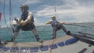 FOILING GYBE, ULYSSE NARDIN, TEAMGBNACRA, Nacra 20.