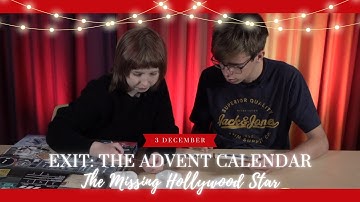Exit the Game - The Advent Calendar: The Missing Hollywood Star - 3 december