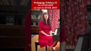 Pedagogy Fridays 15: To Over-dot or Not (Tchaikovsky&#39;s &quot;Funeral March&quot;) #pianotutorialshorts