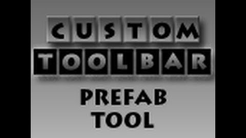 Prefab Tool (First Look)
