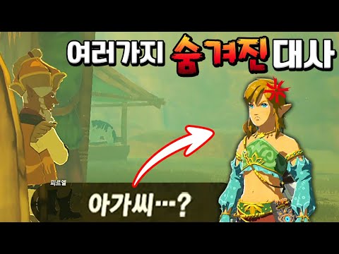 야숨 여러가지 숨겨진 대사 part3 (젤다의 전설 야생의 숨결)