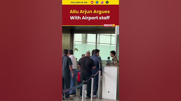 #watch | Allu Arjun Briefly Stopped at Airport Security for Face ID Verification | #shorts