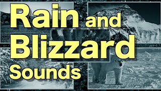 12 Hours Winter Blizzard Snowstorm Rain Thunder Sounds | Heavy Howling Wind and Snow Sounds by RainbirdHD 67,304 views 7 years ago 12 hours