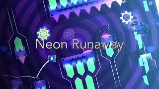 “Neon Runaway” by Edooox and more (100%) | Geometry Dash