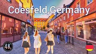 Coesfeld Germany\/ Tour in Coesfeld in Deutschland 🇩🇪 4k