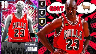 INVINCIBLE MICHAEL JORDAN GAMEPLAY! IS THIS CARD WORTHY OF GOAT STATUS IN NBA 2K23 MyTEAM?