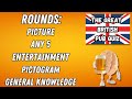 Great british pub quiz picture round any 5 entertainment pictogram  general knowledge