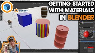 Getting Started WITH MATERIALS in Blender  Blender Beginner Material Tutorial