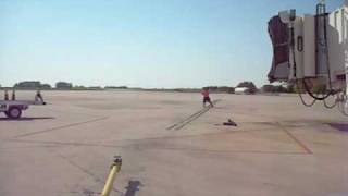 US Airways Dancing Marshallers