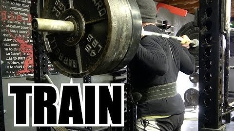TRAIN: 605lb Pause Squat & Unconventional Problems w/ Unconventional Solutions