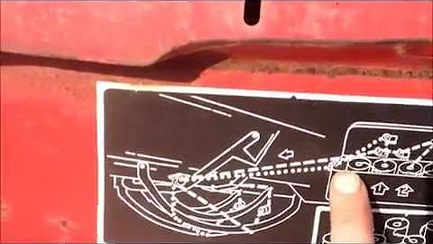 How to String a square baler Sperry New Holland 31...