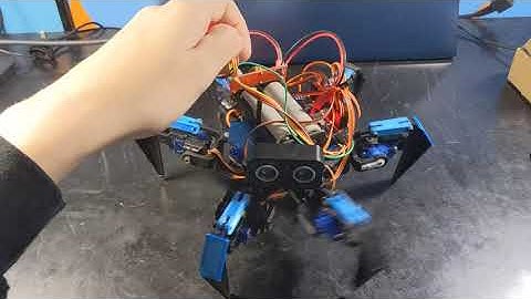 3D Printed Hexapod Robot Spins in Circles
