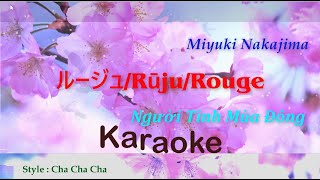 Ruju KARAOKE  Style  Cha cha cha / Lyrics japan & Rōmaji / Người Tình Mùa Đông