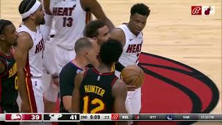Hunter and Kyle Lowry double techs after getting into it