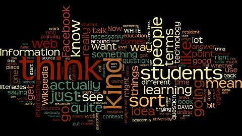 David White - "I knew that the internet wouldn