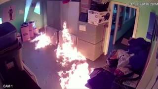 CCTV Man Set Fire on LGBT Youth Center in Phoenix
