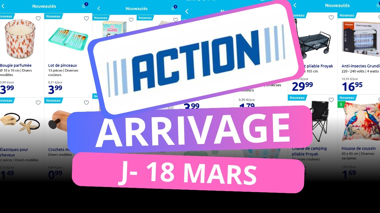 Action - 11 au 18 mars (Nouvautés)