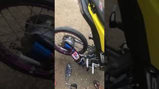 NLK full titanium sound test on satria fu 150 fi