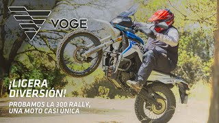 Si te gusta ensuciarte, ¡esta moto es para ti! Probamos la Voge 300 Rally ¡y nos rechifla!