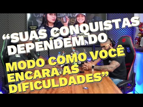 “SUAS CONQUISTAS DEPENDEM DO MODO COMO ENCARA SUAS DIFICULDADES E LUTA CONTRA ELAS”