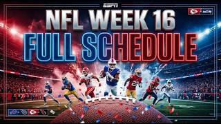 2026 NFL Regular Season Week 16 Games Schedule