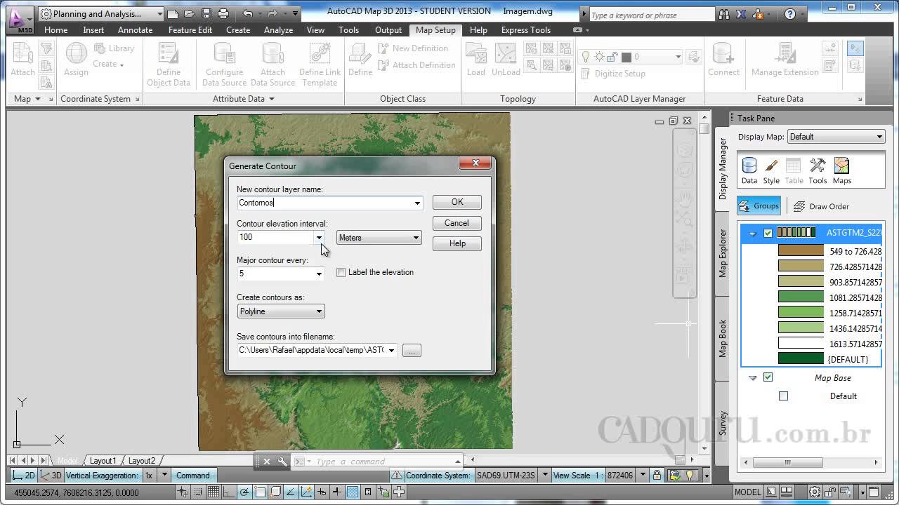4 5 Obtendo contornos de uma imagem raster - YouTube