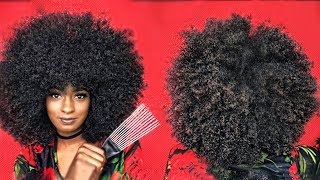 How to Pick Your NATURAL Hair **(NOT A WIG)** | alexuscrown