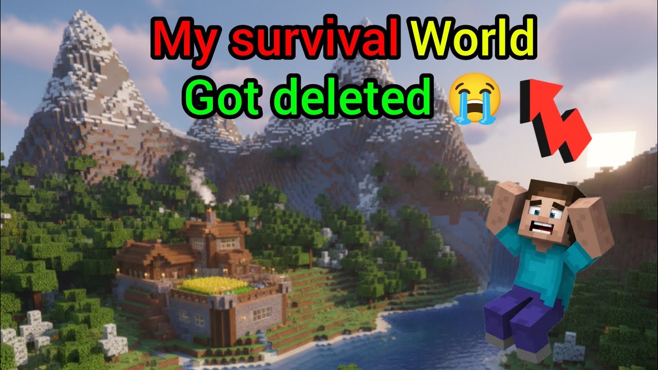 My sad moment my survival world got deleted Last episode of Minecraft ...