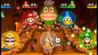 Mario Party 9 Boss Rush - Kamek Vs Mario Vs Luigi Vs Wario| Cartoonsmee