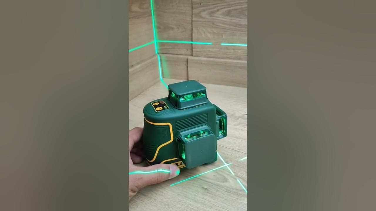 ALEAPOW Nivel láser 3D, nivel láser verde 3x360° de 147 pies, batería de  5.2 Ah, cargador tipo C, autonivelante y modo manual y de pulso, base