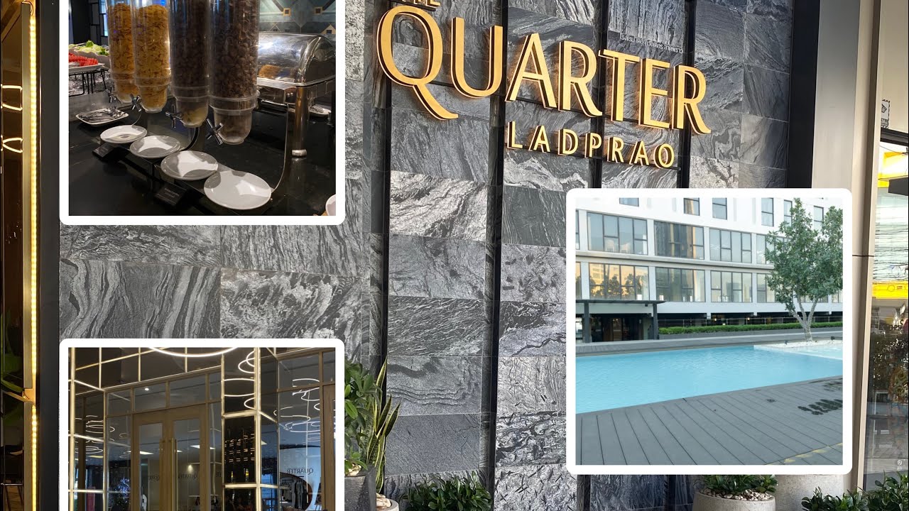 1 day vlog the quarter ladprao  ( 🦦🫐🍷 )