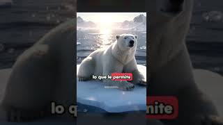 ¿COMO PUEDE VIVIR EL OSO POLAR A -40 GRADOS BAJO CERO? #osopolar #curiosidades #animales #shorts