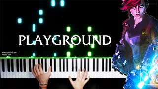 (League of Legends Arcane Series) | Bea Miller - Playground | Piano by chillOwlPiano - Arcane