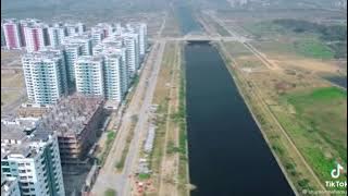 Uttara Rajuk Flat Aerial View
