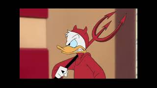 Donald Duck Tries To Scare