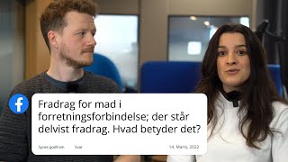 Kan jeg trække frokost fra i min virksomhed – og hvad er delvist fradrag?