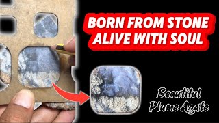Step by Step  Making Cabochon #cabochon #gemstone #agate #gemstonejewelry #handmade #handcraft 