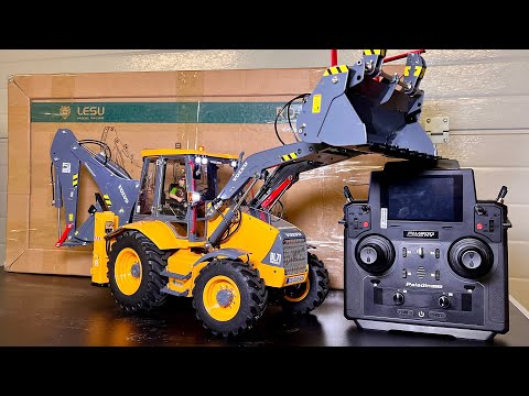 The BEST NEWS VOLVO BL71, RC LESU, RC Hydraulic Backhoe Loader 1/14| UNBOXING