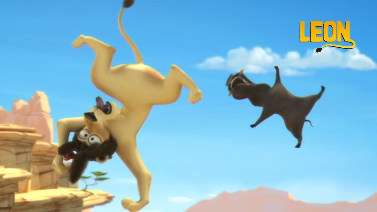 Masks Off ! | Leon the Lion | 60' Compilation | Crazy animals