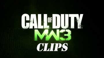 MW3 - Blinded by EMP Drag Noscope HEADSHOT!?!