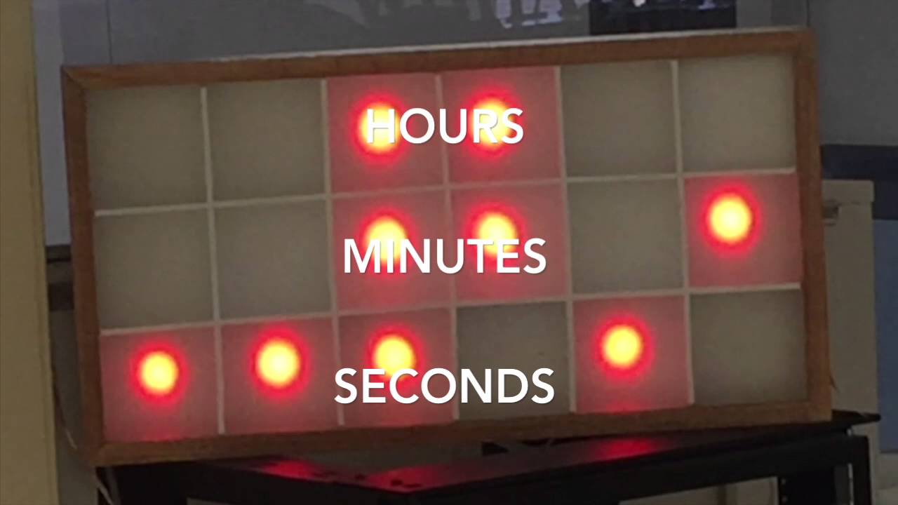 Classroom Binary Clock - YouTube
