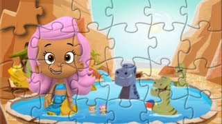 Bubble Guppies Molly in Dinosaur Lake Jigsaw Puzzle Game For Kids Rompecabezas screenshot 3